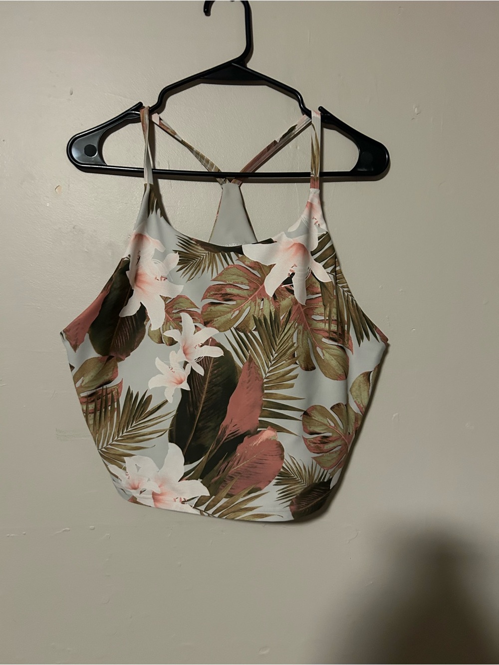 Old Navy Tropical Floral Cami in Pink and Green